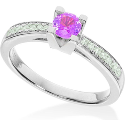 Scrouples Kleopatra Queen Ring (0.4ct) - White Gold/Sapphire/Diamonds