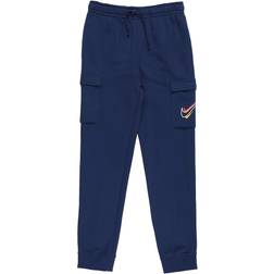 Nike Older Kid's Fleece Cargo Trousers - Midnight Navy