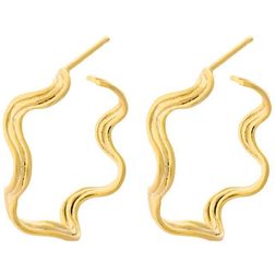 Pernille Corydon Hellir Hoops - Gold