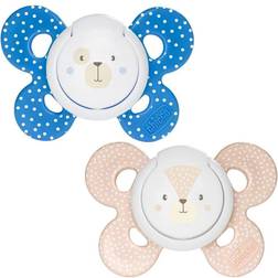 Chicco Physio Comfort 6-16m Sut Boy-Dots 2 stk