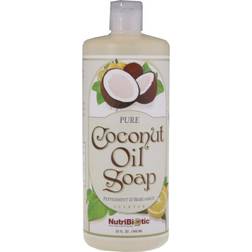 Nutribiotic Coconut Oil Soap Peppermint & Bergamot 32