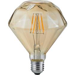 Trio Lighting LED-lampa E27 4W 2700K Diamant Filament bärnsten