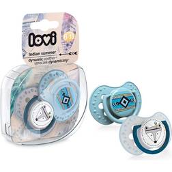 Lovi Silikon-Schnuller Dynamisch Boy Indian 6-18m 2 Stk