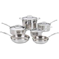 Cuisinart Chef's Classic Cookware Set with lid 10 Parts