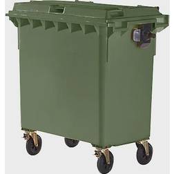 Plastic waste container, DIN EN 840, capacity 770