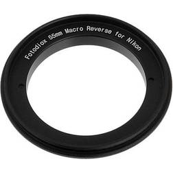 Fotodiox RB2A 55 mm filter gänglins, macro omvänd ring kamera montering adapter för Nikon