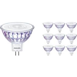 Philips Fordelspakke 10x Master LEDspot GU5.3 MR16 5.8W 345lm 36D 922-927 Dim tilWarm bedste farvegengivelse dæmpbar erstatter 35W