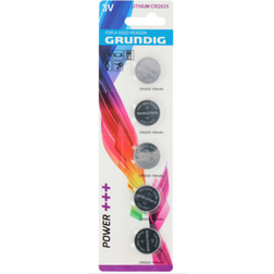 EDCO Grundig, Lithium CR2025, 3V, 5 stk
