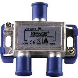 Schwaiger VTF8822 Cable Splitter Argento 241