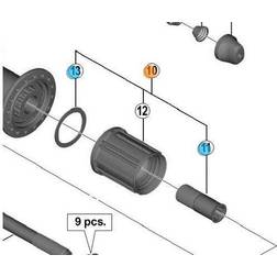 Shimano 105 - Kassettehus