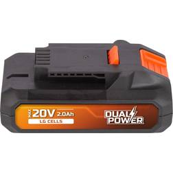 PowerPlus Batteri 20 volt LG 2,0 Ah DUAL POWER