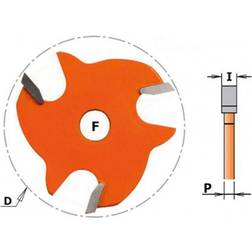 Cmt Fraise Disque Pour Rainurage HM-D=47.6 L=6 B=8 MFLS CMT82236011