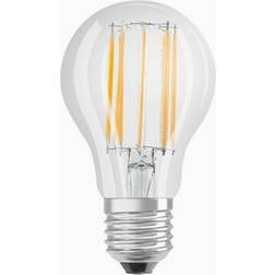 LEDVANCE Lampadina LED, E27 goccia, trasparente, luce calda, 11W= 1521LM (equiv 100 W) 300 dimmerabile, OSRAM