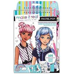 Make It Real Fashion Design Sketchbook Pastel Pop