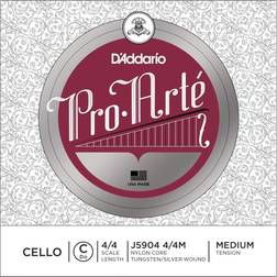 D'Addario J5904 4/4M Pro Arte Cello C 4/4 Medium Tension