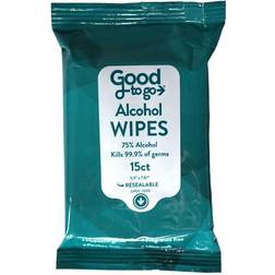 to go 2351592 Alcohol Wipes - 15 Count - Case