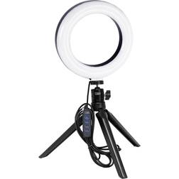 Vidpro RL6 LED 6 Ring Light W/Mini Tripod & Ball Head