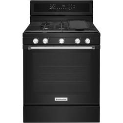 KitchenAid 30-Inch 5-Burner Gas Convection Range