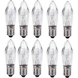 Transparent Glaskropp LED Lamps 3W E10