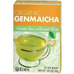 Eden Foods Organic Genmaicha Green Tea and Roasted Brown Rice 16 Tea