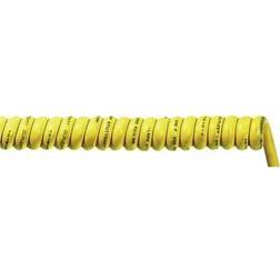 Lappkabel LAPP 71220122 Spiral cable OeLFLEXÂ SPIRAL 540 P 1500 mm 5000 mm 5 G 0.75 mmÂ² Yellow 1 pc(s)