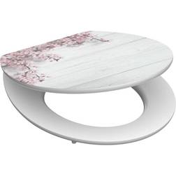 SCHÜTTE Asiento De Inodoro Con Cierre Suave Flowers & Wood MDF Brillo