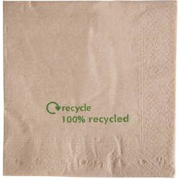 Serviettes double épaisseur en papier recyclé