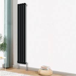 NRG Designer Radiator 1800x272mm Single Panel Vertical Black