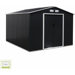 8.7 X 10.1FT 8.95m² Metal garden shed Flandre (Superficie edificio )