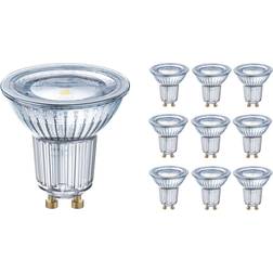 Osram Fordelspakke 10x Parathom LED spot GU10 PAR16 4.3W 350lm 120D 830 varm hvid erstatter 50W