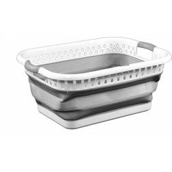 Oypla Grey Pop Up Collapsible Basket