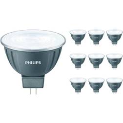 Philips Fordelspakke 10x Master LEDspot GU5.3 MR16 7.5W 621lm 36D 930 varm hvid bedste farvegengivelse dæmpbar erstatter 50W