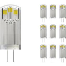 Noxion Fordelspakke 10x Bolt LED Capsule G4 1.8W 200lm 827 ekstra varm hvid erstatter 20W