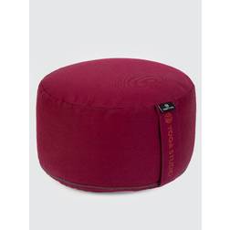 Yoga Studio Cylinder Meditation Cushion Burgundy