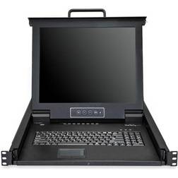 StarTech ST RKCONS1708K 19 Zoll KVM Konsole, 17'' TFT mit Tastatur US