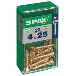 Spax Pz Countersunk Zinc Yellow Screws