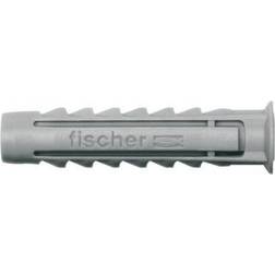 Fischer Boîte De 100 Chevilles SX 6 x 50 R Nylon Avec Collerette Large