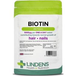 Lindens Biotin 5mg Tablets 360 3886