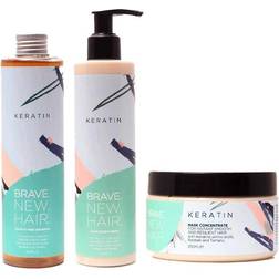 Brave New Hair Keratin Schampoo + Conditioner Mask