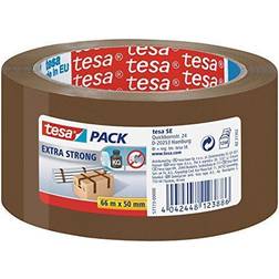 tesa pack Extra Strong Packaging Tape 66m x 50mm Ruskea