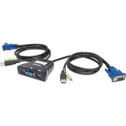 Manhattan 151245 KVM switch Black