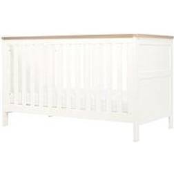 Mamas & Papas Wedmore Cotbed - White/Natural, Natural