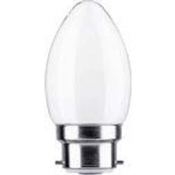 Paulmann candle LED bulb B22d 4.7 W 2,700 K opal