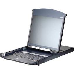 Aten KL1116VN LCD Rack Console with Digital KVM Switch Metal 16 Co