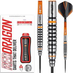 Red Dragon Amberjack 14: 23g Tungsten Darts Set With Flights And Stems