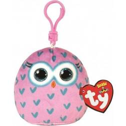 TY Winks Owl Squishy Beanie Clip