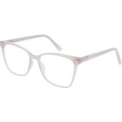 SmartBuy Collection De Vue Cerclée Cat Eye Plastique Transparentes Femme Lumière Bleue (Seulement Monture)