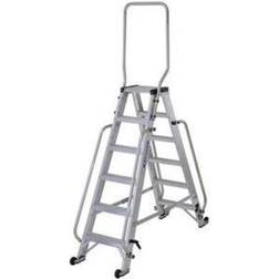 Werner 6 Tread Aluminium Platform Step Ladder (H)2.11M