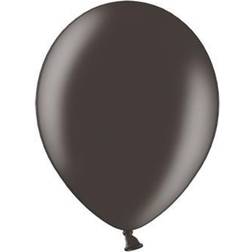 PartyDeco Metallic sort balloner 10 stk