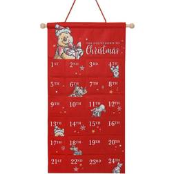 Disney Winnie Christmas Fabric Advent Calendar